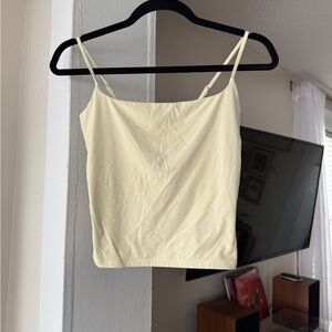 Yellow Spaghetti Strap Top